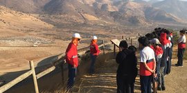 Iº MEDIOS VISITAN RELLENO SANITARIO SANTIAGO PONIENTE