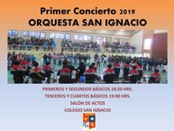 Concierto Orquesta San Ignacio para 1º-2º- 3º y 4º Básico