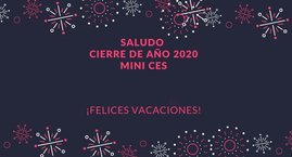 Saludo Cierre Año 2020 - MINI CES