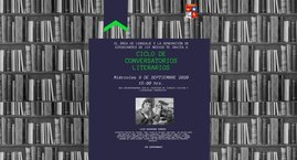 Conversatorios Literarios - miércoles 9 de septiembre-.