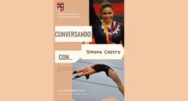 Conversatorio con Simona Castro, gimnasta chilena clasificada a los Juegos Olímpicos Tokio 2021