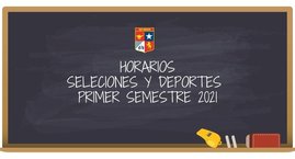 Horario Online Área Selecciones y Deportes