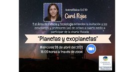 Charla de astronomía “Planetas y Exoplanetas”