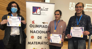 Medallistas en Olimpiada Nacional de Matemática 2022