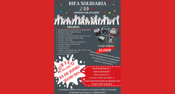 Rifa Solidaria 2°Básico B - "Unidos por Joaquín"