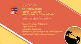 Conversatorio "Espiritualidad Ignaciana y Comunidad"