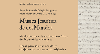 Concierto - "Música Jesuítica de dos mundos"