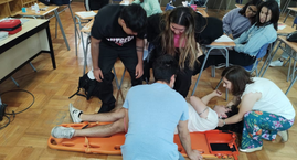 Jefes Grupos Scout se capacitan en Primeros Auxilios