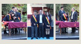 Día de la Mujer y cambio de mando del CES y MiniCES marcan significativa ceremonia en la comunidad ignaciana