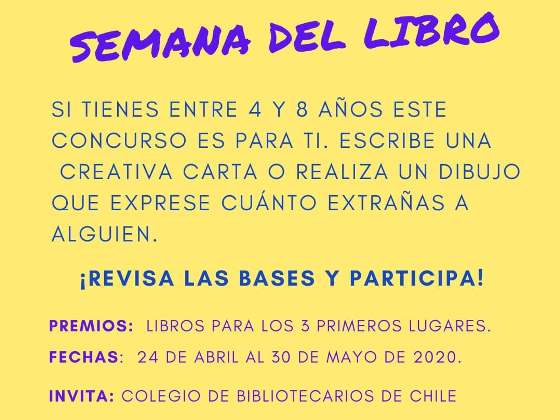 En esta Semana del Libro...¡Es hora de Concurso!
