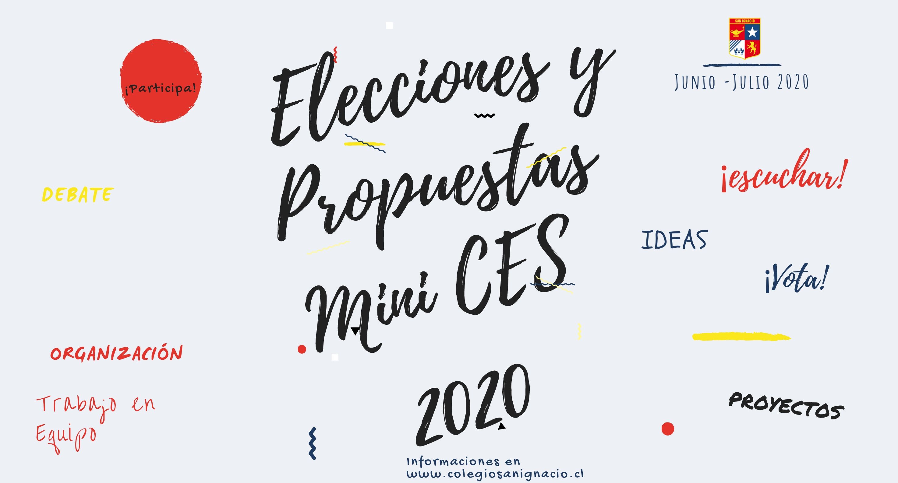Proceso de Elección Mini CES 2020 y Propuestas de cada Lista