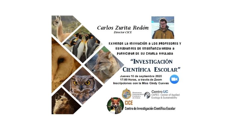 Charla "Investigación Científica Escolar"