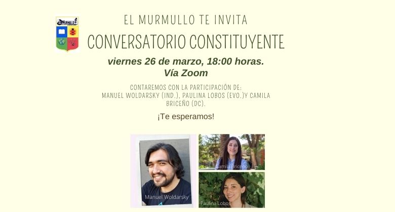 "El Murmullo" invita - Conversatorio Constituyente