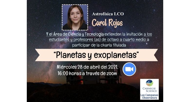 Charla de astronomía “Planetas y Exoplanetas”