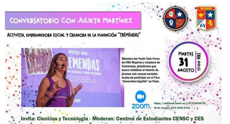 Conversatorio con Julieta Martínez