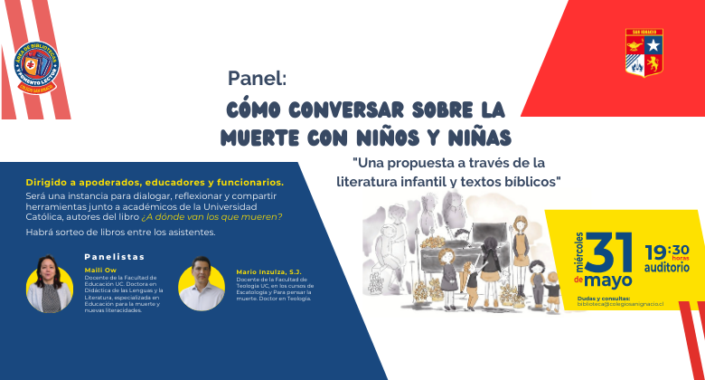 Panel Cómo conversar sobre la muerte con niños y niñas. "Una propuesta a través de la literatura infantil y textos bíblicos"