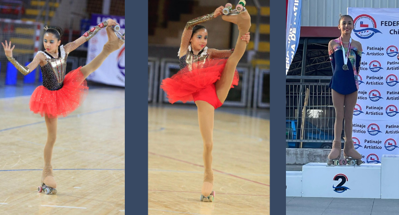 Ignaciana logra destacada participación en patines, modalidad Freeskating, categoría internacional.