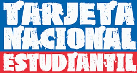 Tarjeta Nacional Estudiantil 2018